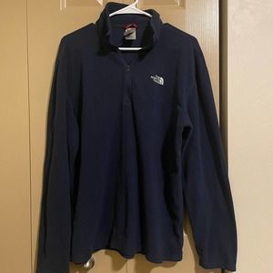 The North Face Quarter Zip Navy Blue Jacket Men's Size Large